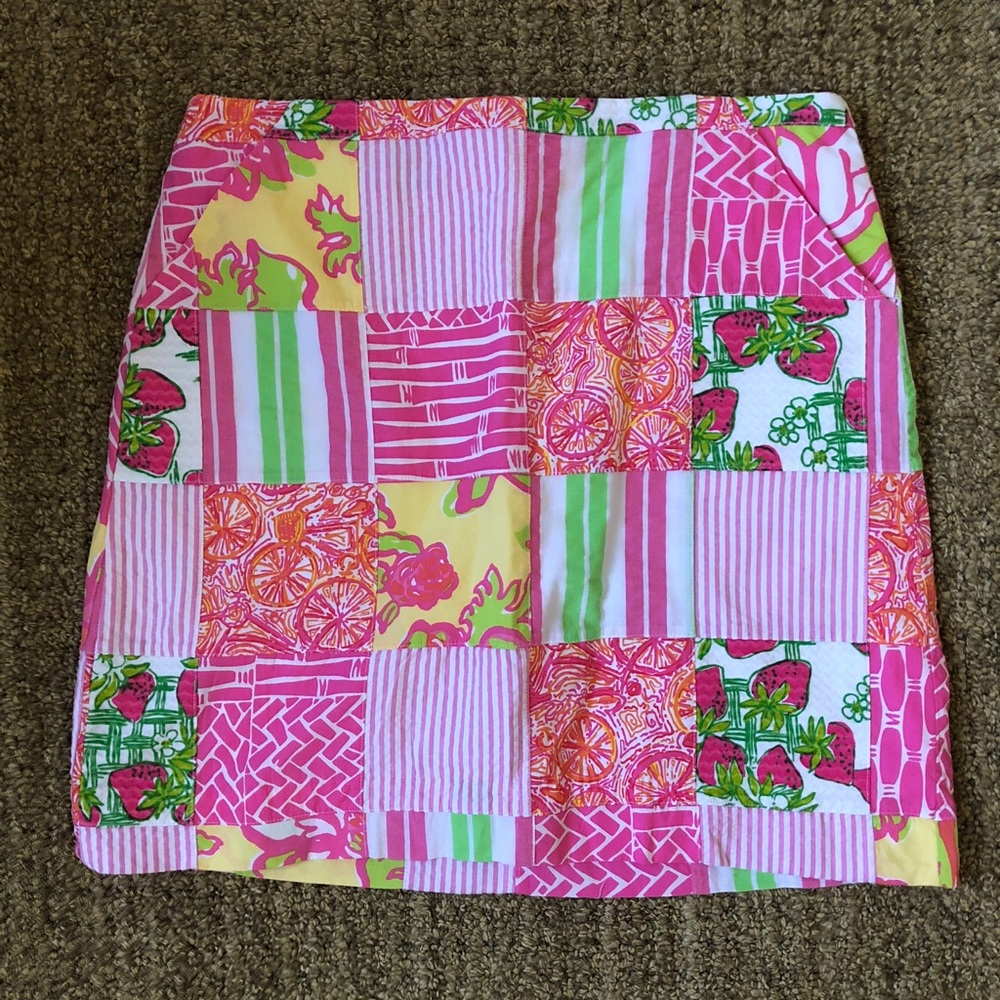 NEW Lilly Pulitzer Karlo Skirt in "Local Patch"